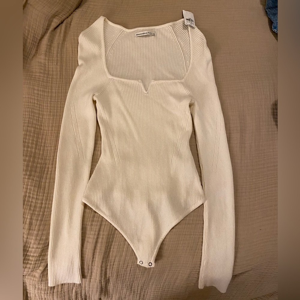 Abercrombie & Fitch Sweetheart Sweater Bodysuit - Picture 2 of 5
